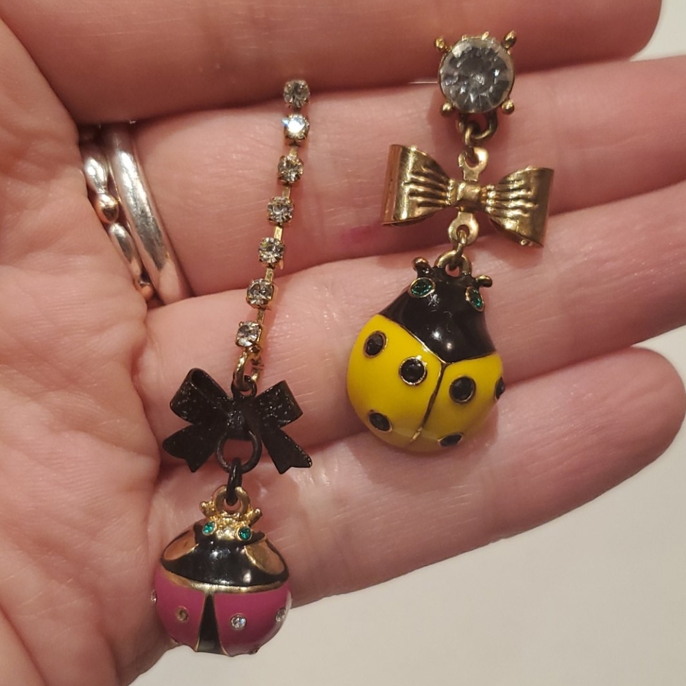 Betsey Ladybug earrings